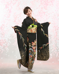 成人式の振袖写真①