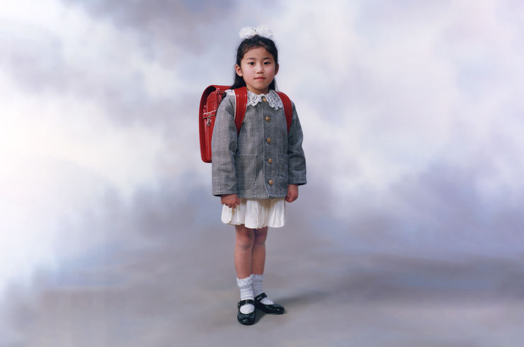 入学の記念写真